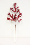 SS131798RD/WH BERRY SPRAY W/SNOW 24" RED/WHITE