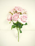 SS134154 MAUV 18" ROSE BUSH MAUVE