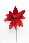 SS134405RD POINSETTIA STEM 32.5" RED