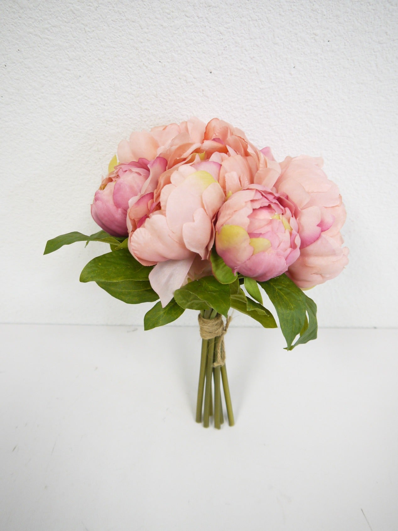 SS142797 PINK 11" PEONY BOUQUET