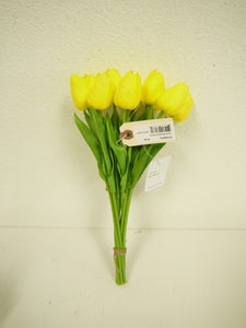 SS217002 YEL 13" TULIP BOUQUET YELLOW