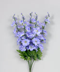 AS29875BL 22" DELPHINIUM BUSH BLUE