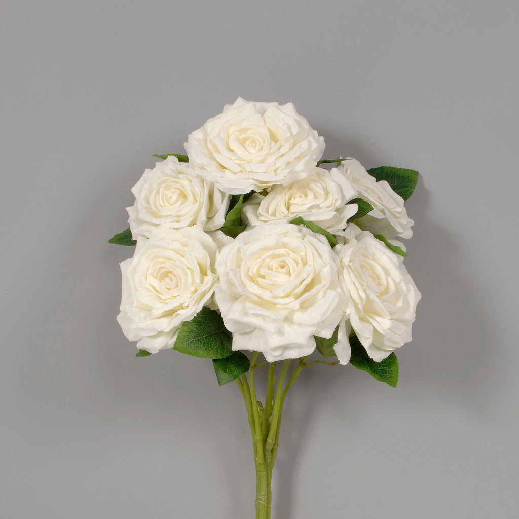 AS31644 WH 20" ROSE BUSH WHITE