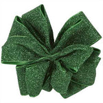16-3748EMER FROSTED SATIN GLITTER EMERALD 5/8" 25 YDS