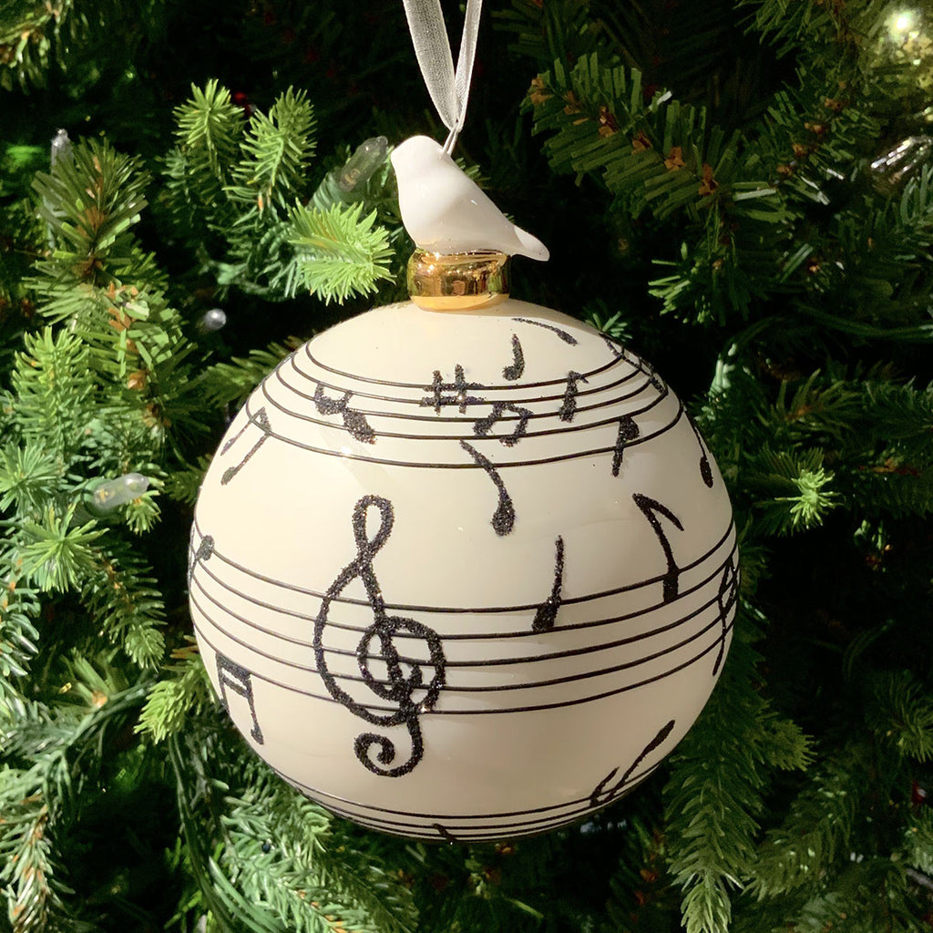 DS48-1003 MUSIC NOTES BAUBLE